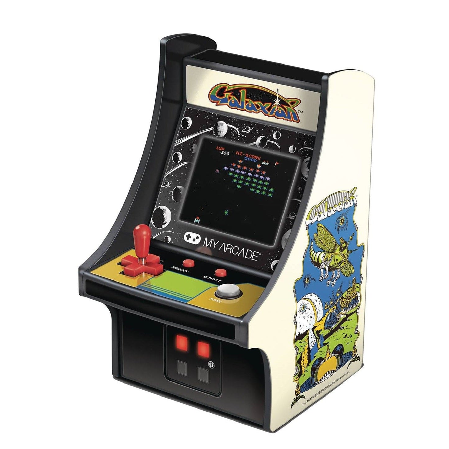 flitit Micro Player 6.75" Galaxian Collectible Retro