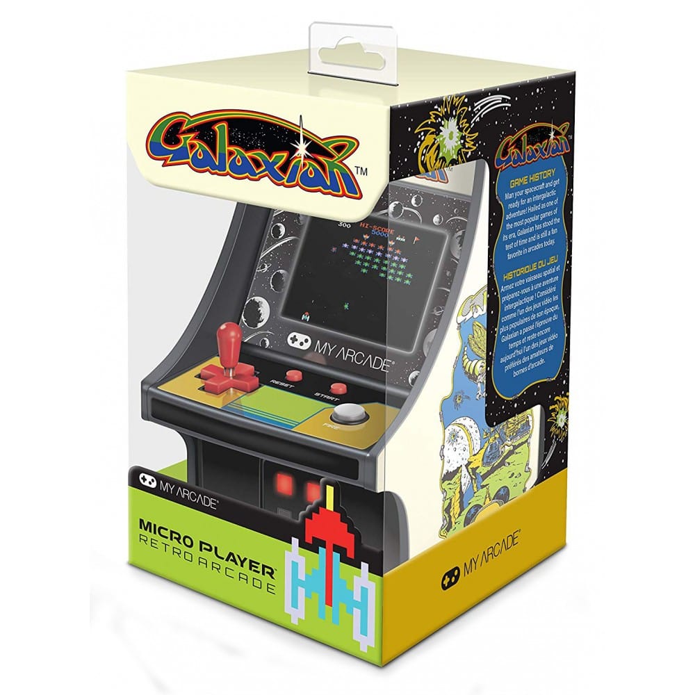 flitit Micro Player 6.75" Galaxian Collectible Retro