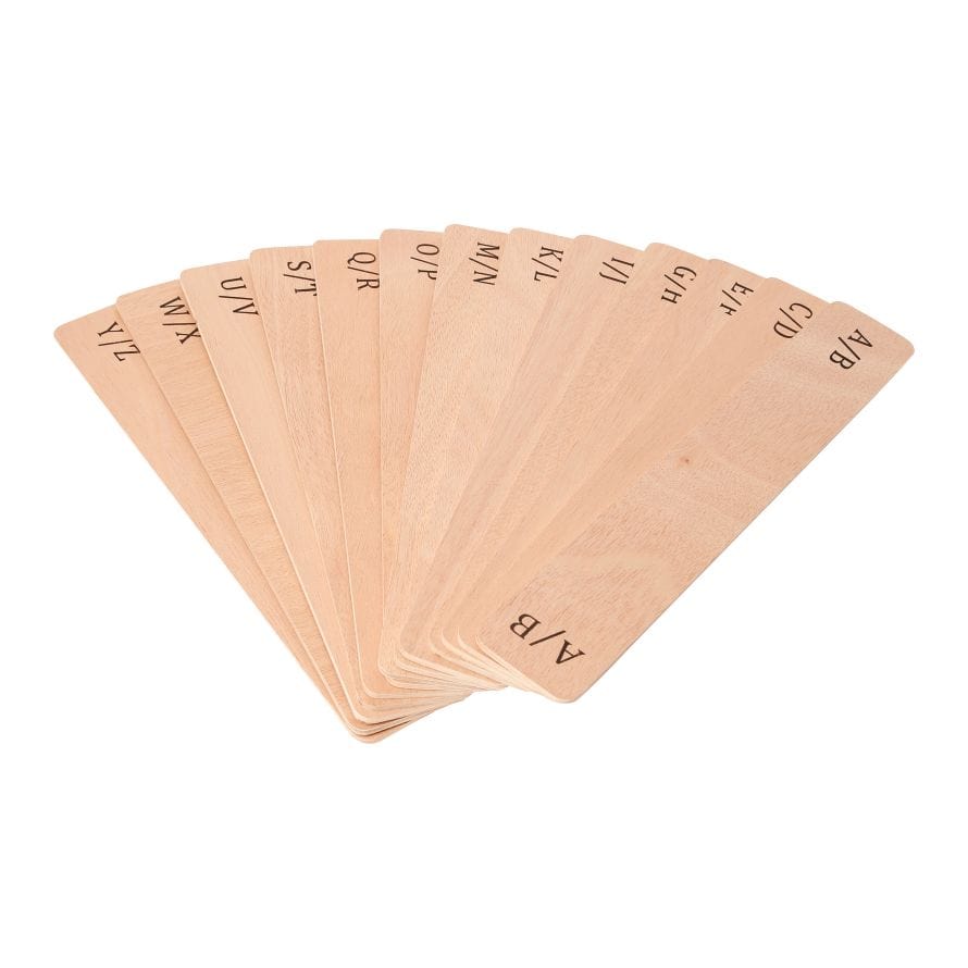 flitit MJI Plywood Record Dividers 13 PCS/Set (A TO Z)