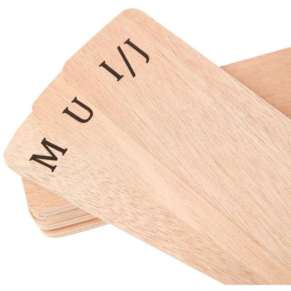 flitit MJI Plywood Record Dividers 13 PCS/Set (A TO Z)