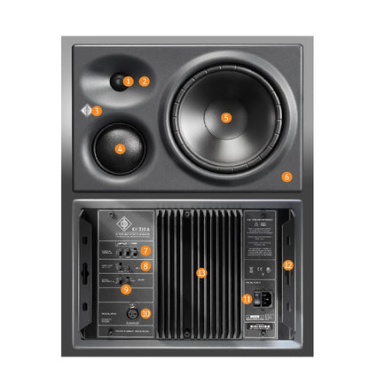 flitit Neumann KH 310 A L G Active Near-Field studio Monitor