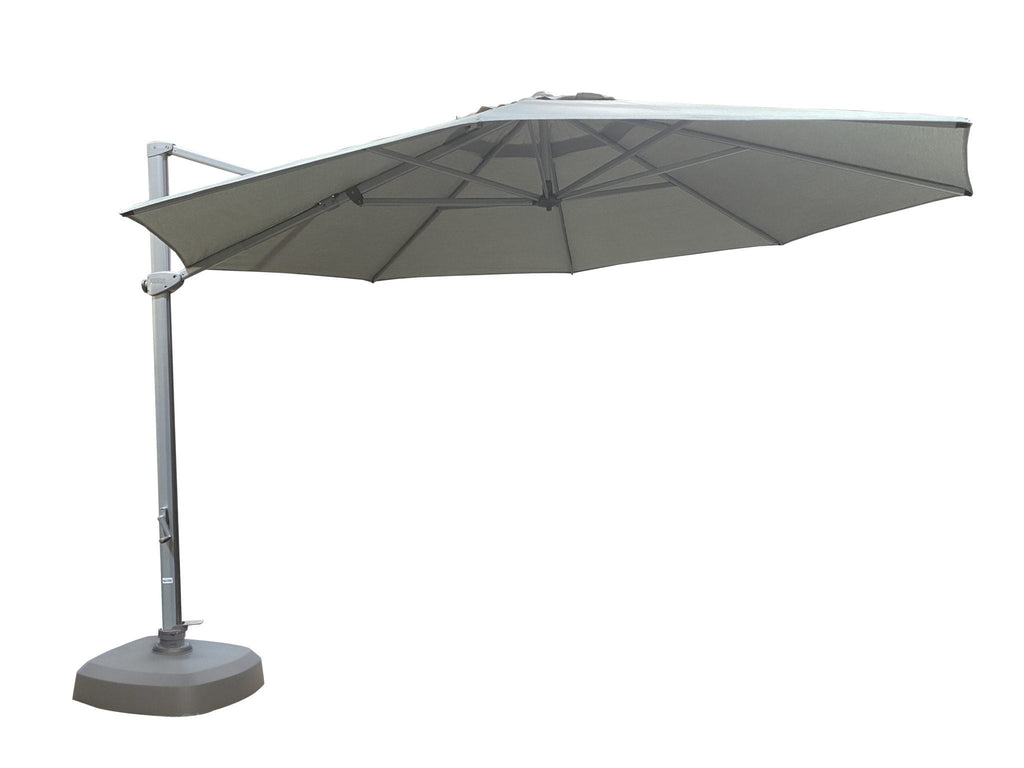 Flitit Outdoor Creative Round Side Pole Umbrella Gray