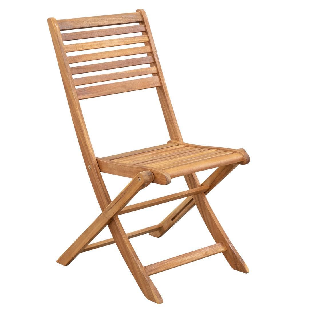 flitit Outdoor Kingston Acacia Wood Folding Chair 2pcs