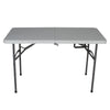 Flitit Outdoor Plastic Folding Picnic Table With Metal Legs