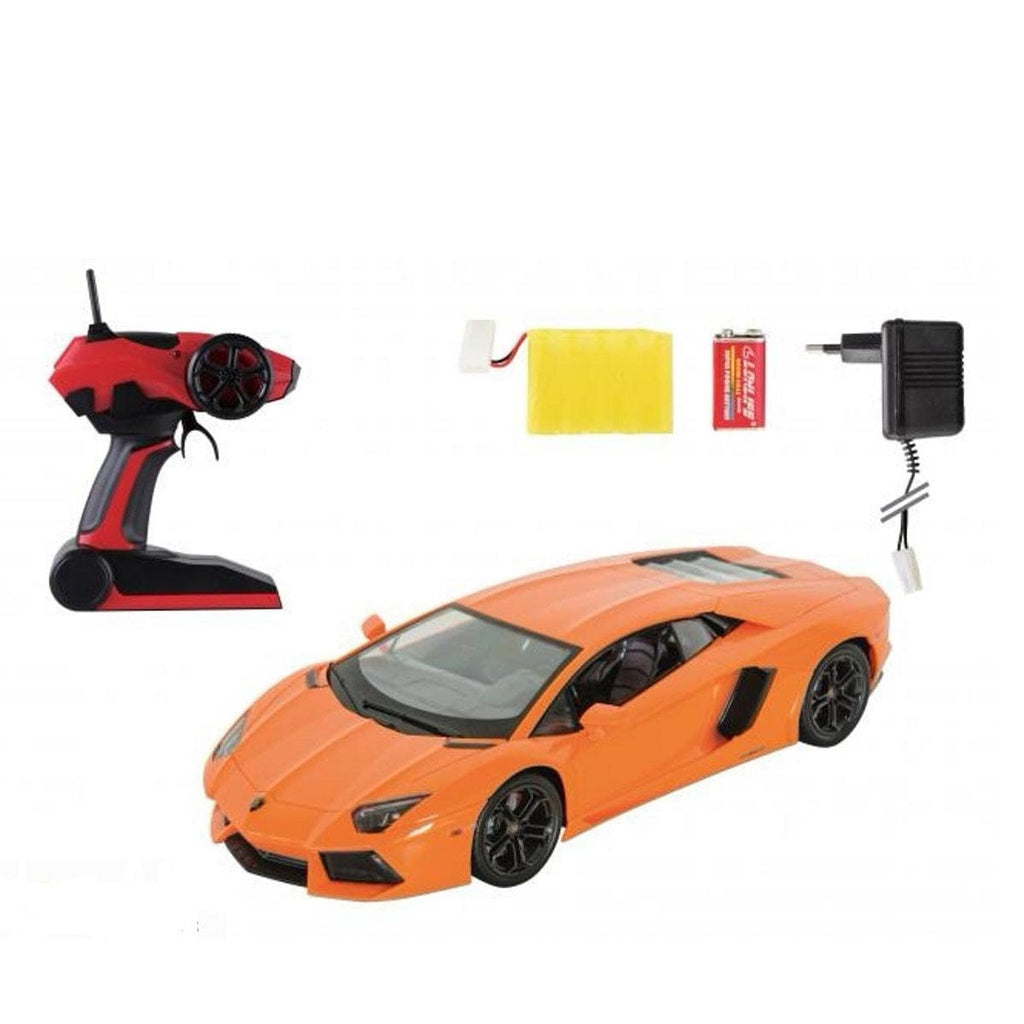 flitit Remote Control 1:14 Lamborghini Aventador Coupe Orange Car