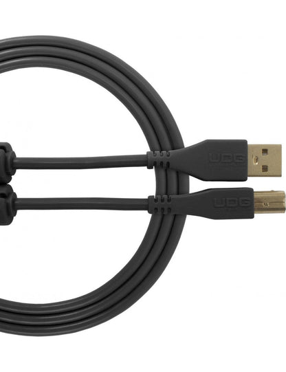 flitit U95001BL - UDG Ultimate Audio Cable USB 2.0 A-B Black Straight 1m