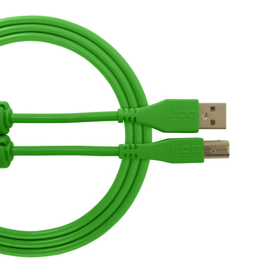 flitit U95002GR - UDG Ultimate Audio Cable USB 2.0 A-B Green Straight 2m