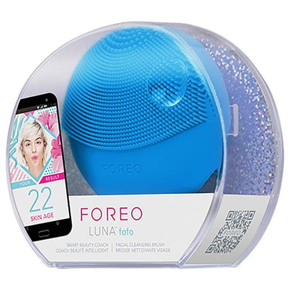 Foreo Luna Fofo Smart Cleansing Massager & Skin Analyzer Aquamarine