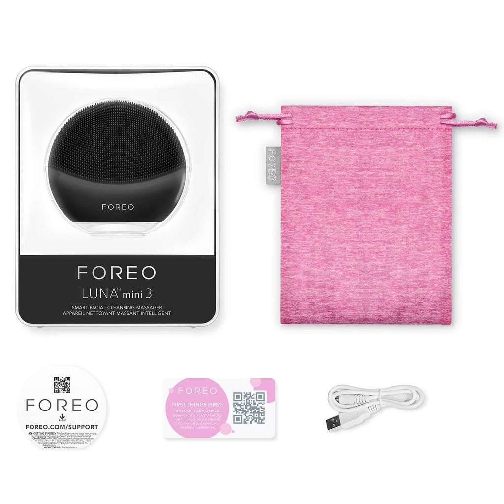 FOREO Beauty FOREO LUNA Mini 3 Dual-Sided Face Brush for All Skin Types - Midnight