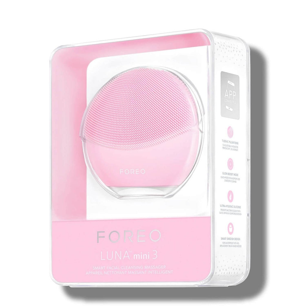 FOREO Beauty FOREO LUNA Mini 3 Dual-Sided Face Brush for All Skin Types - Pearl Pink