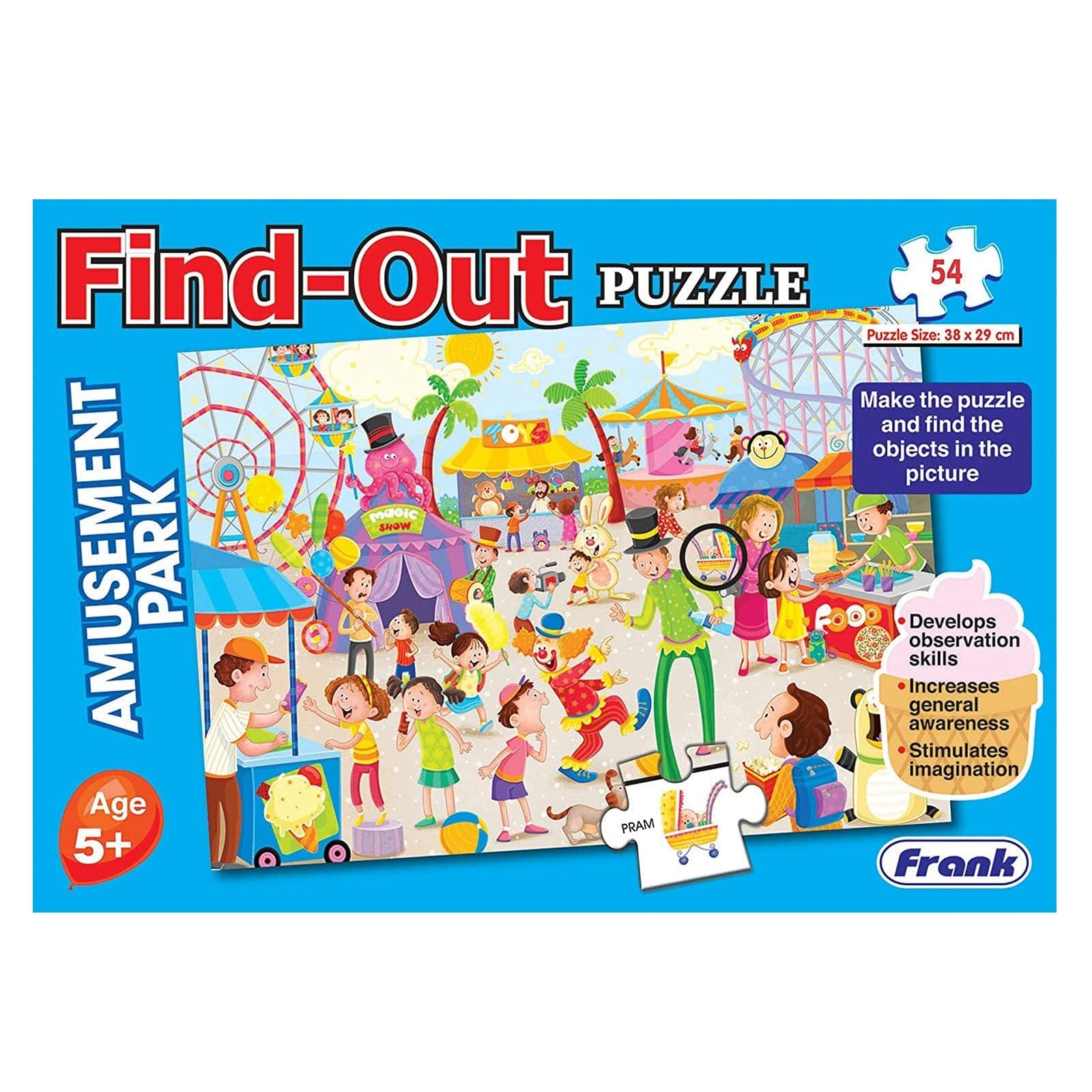 Frank Puzzle Toys Frank Puzzle Amusement Park Find-Out Puzzles