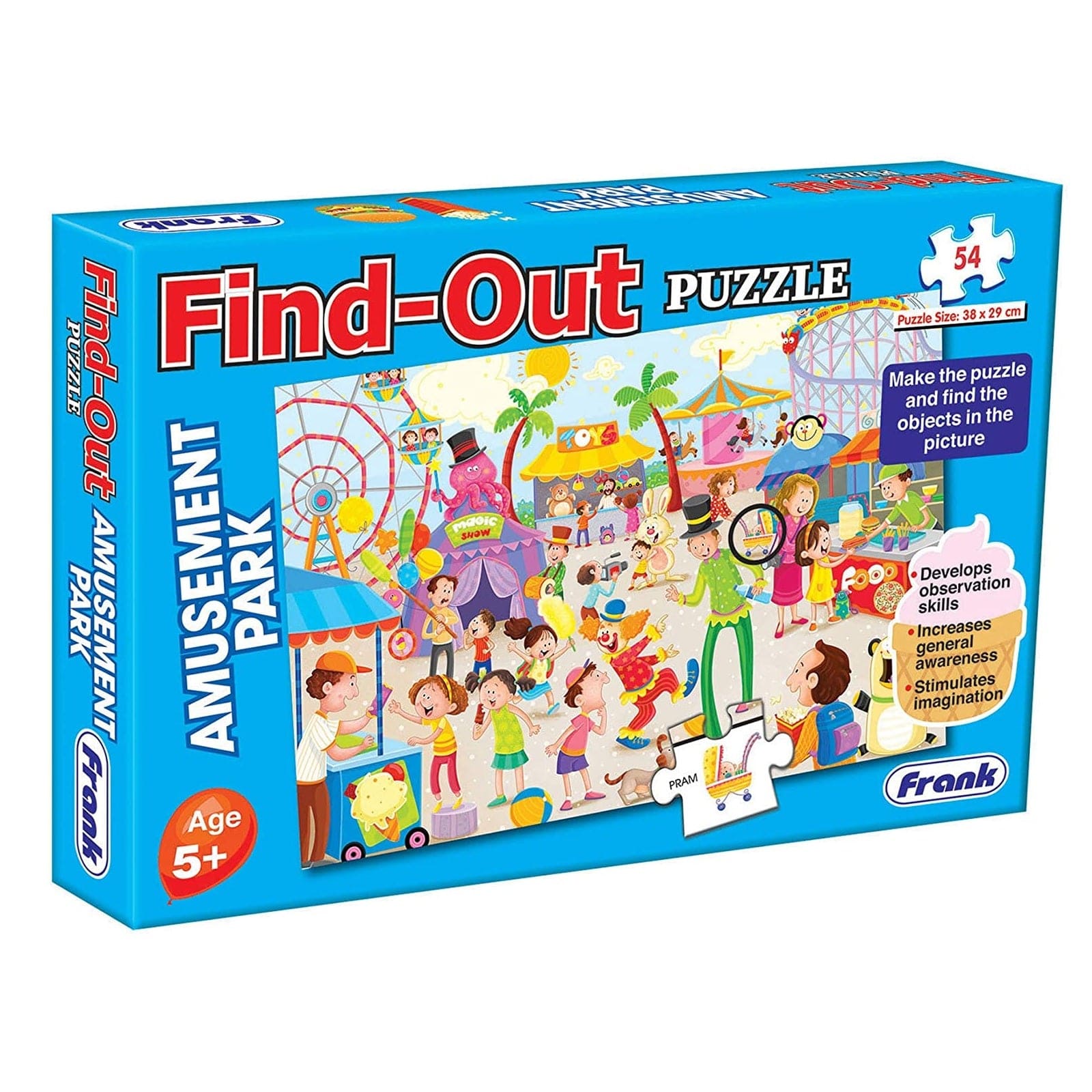 Frank Puzzle Toys Frank Puzzle Amusement Park Find-Out Puzzles