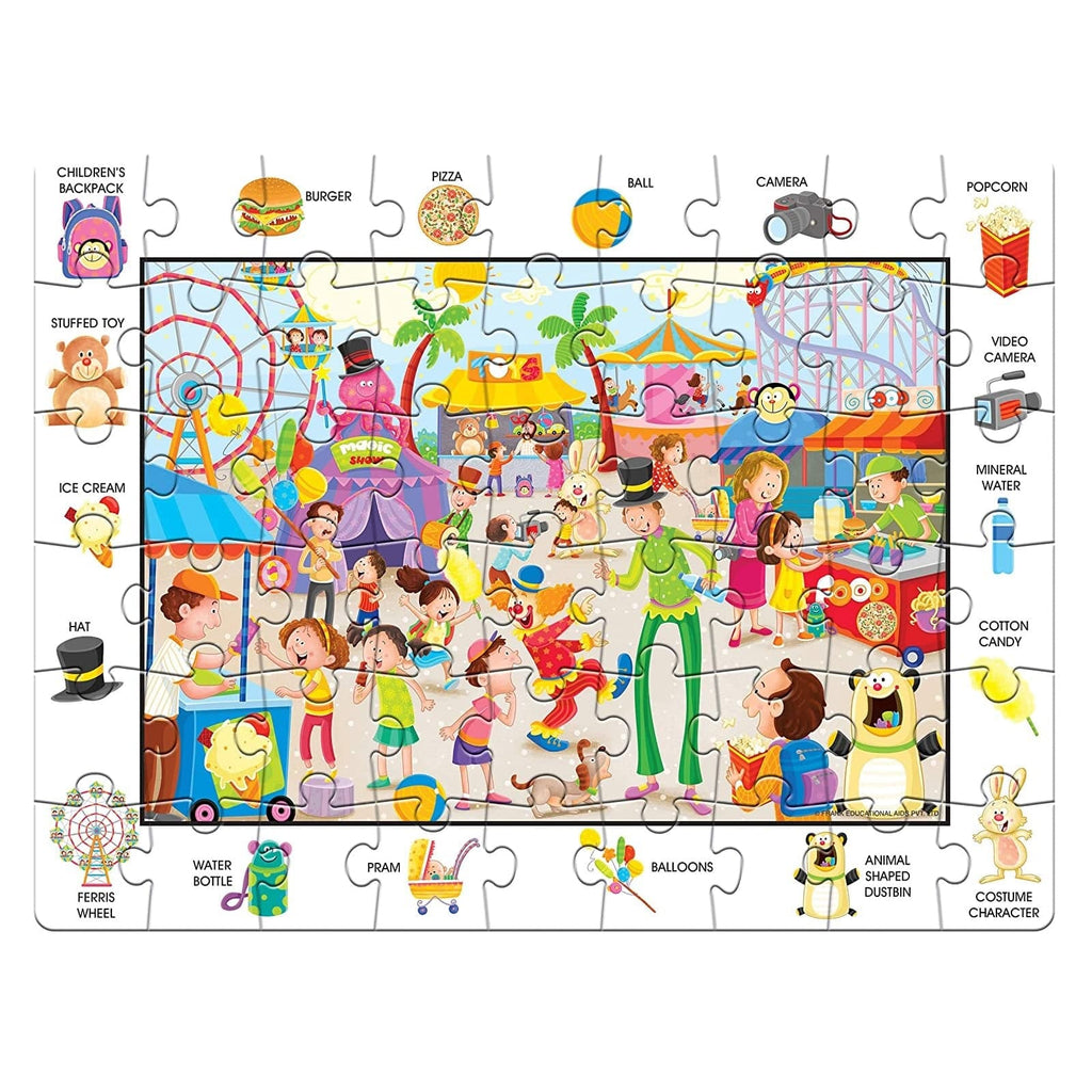Frank Puzzle Toys Frank Puzzle Amusement Park Find-Out Puzzles