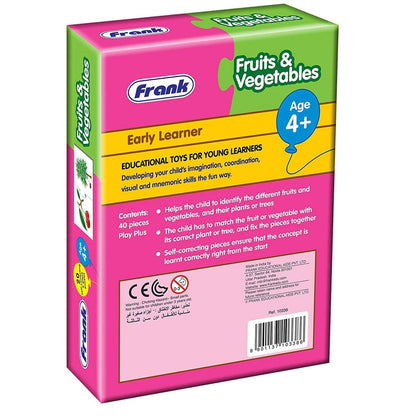 Frank Puzzle Toys Frank Puzzle Fruits & Vegetables (20pcs)