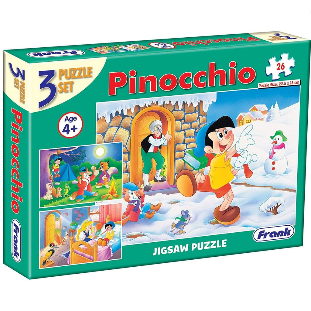 Frank Puzzle Toys Frank Puzzle Pinocchio 3 X 26 Pcs.