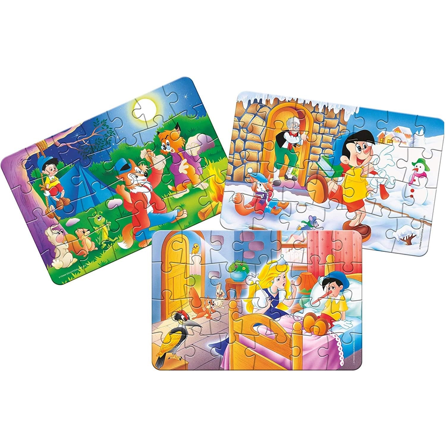 Frank Puzzle Toys Frank Puzzle Pinocchio 3 X 26 Pcs.