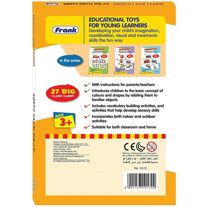 Frank Puzzle Toys Frank Puzzle Shapes And Colours Flash Cards (27pcs)
