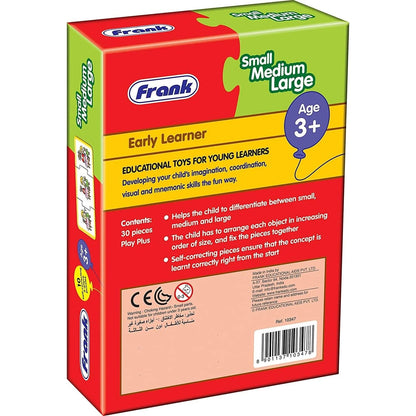 Frank Puzzle Toys Frank Puzzles Small Medium Large (10pcs)