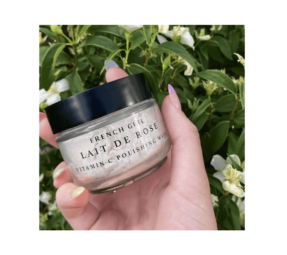 French Girl Beauty French Girl Lait de Rose Vitamin C Polishing Wash 1.35oz