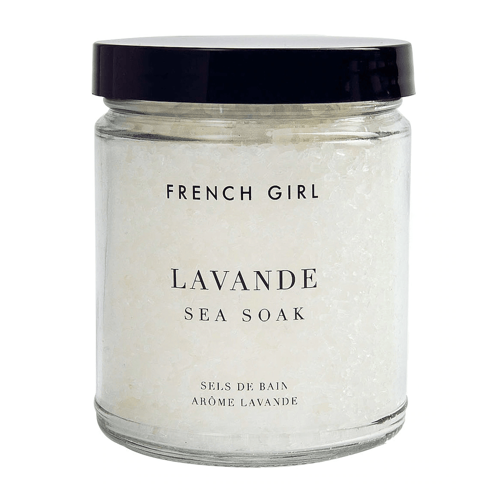 French Girl Beauty French Girl Lavande Blanche Sea Soak Soothing Bath Salts 283g