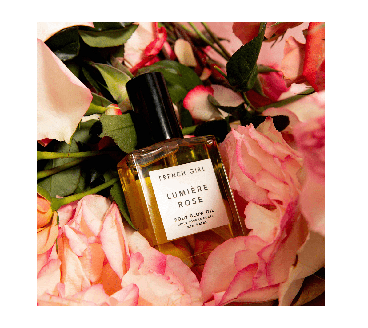 French Girl Beauty French Girl Lumiere Rose Body Glow Oil 60ml