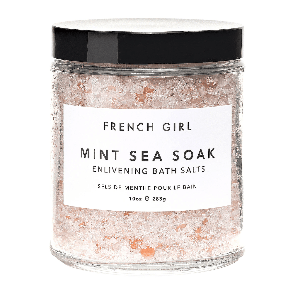 French Girl Beauty French Girl Mint Sea Soak Enlivening Bath Salts 283g