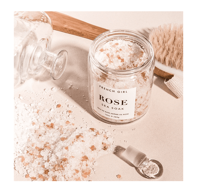 French Girl Beauty French Girl Rose Sea Soak Calming Bath Salts