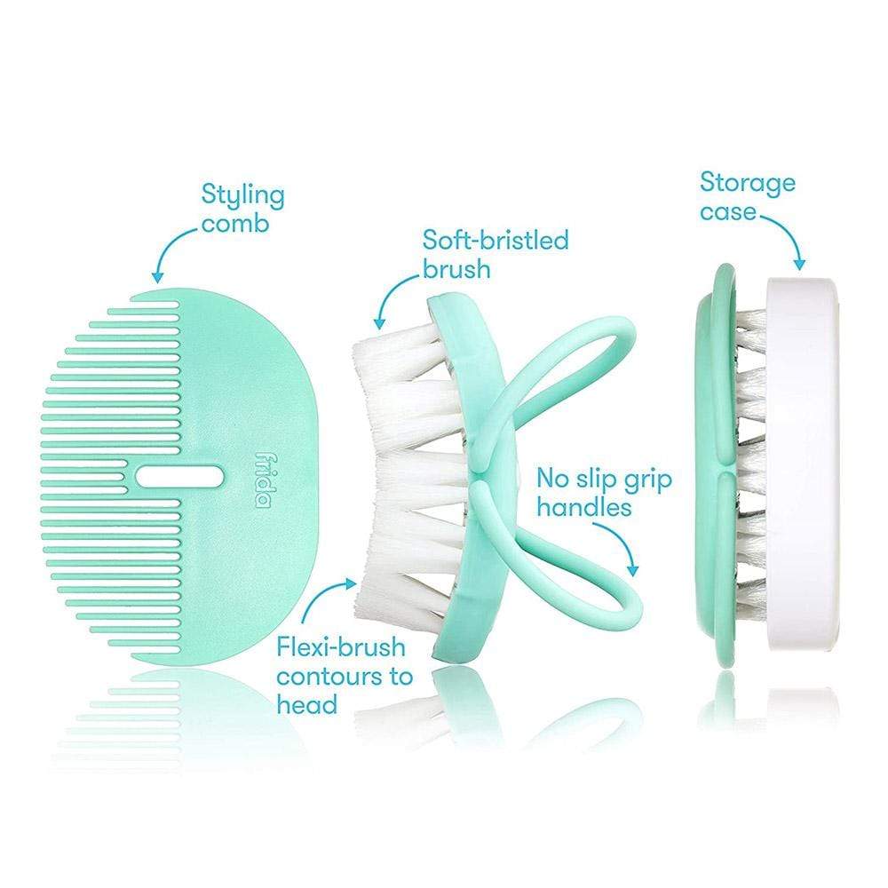 Frida Baby Babies Frida Baby - Baby Head-Hugging Hairbrush + Styling Comb Set