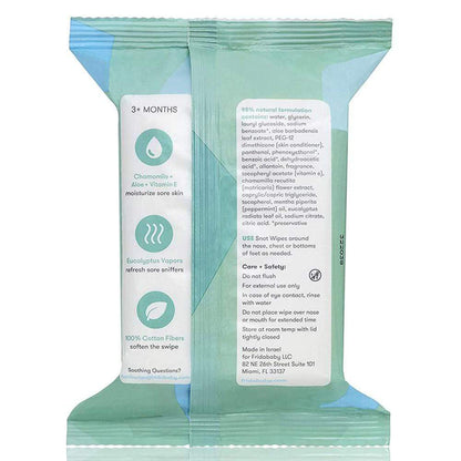 Frida Baby Babies Frida Baby BreatheFrida The Booger Wiper - Nose Chest Wipes (30 wipes)
