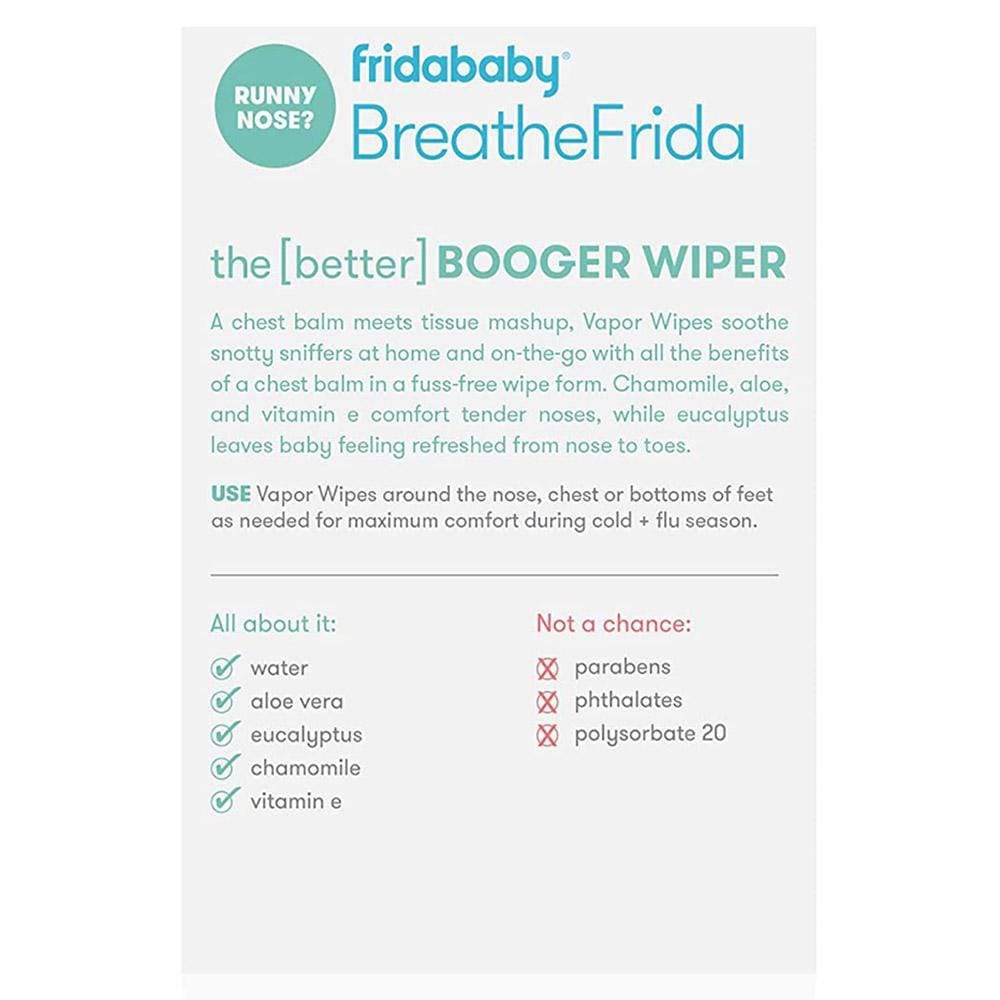 Frida Baby Babies Frida Baby BreatheFrida The Booger Wiper - Nose Chest Wipes (30 wipes)