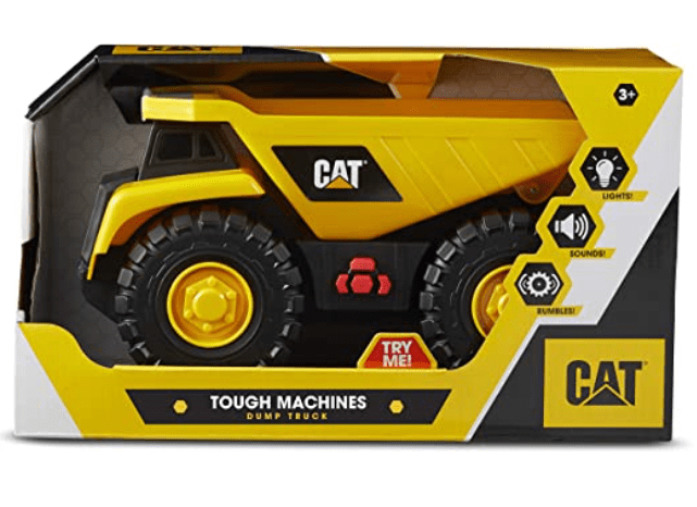 Funris Toys Cat l&s tough machines 10" asst. b/o