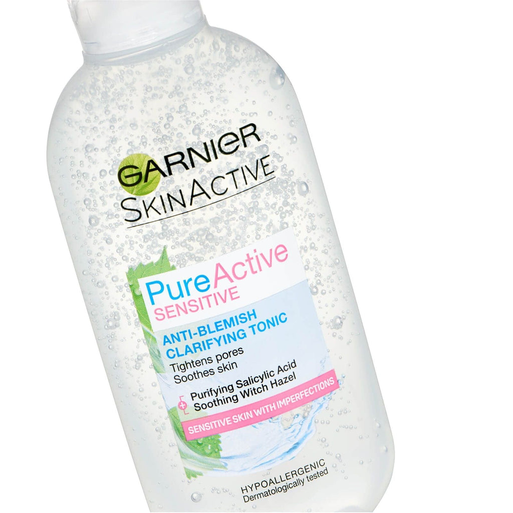 Garnier Beauty Garnier Pure Active Anti Blemish Clarifying Tonic Sensitive Skin 200ml