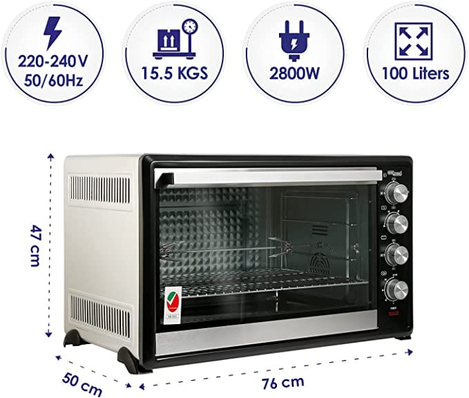 General Home & Kitchen General Electric Oven SGEO-100-TRC, | Black