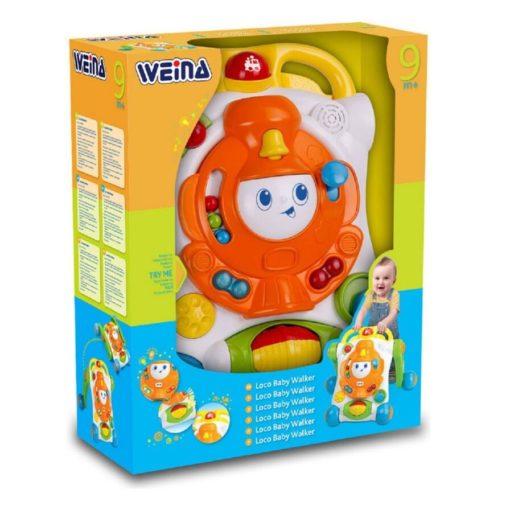 Generic baby accessories WEINA Cheerful Train Baby Walker