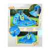 Generic Outdoor Air Flow Play & Splash Centre Inflatable Waterslide Shark with Double Slides