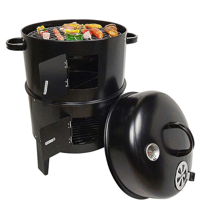 Generic Outdoor Barrel BBQ smoker oven Grill 3in1