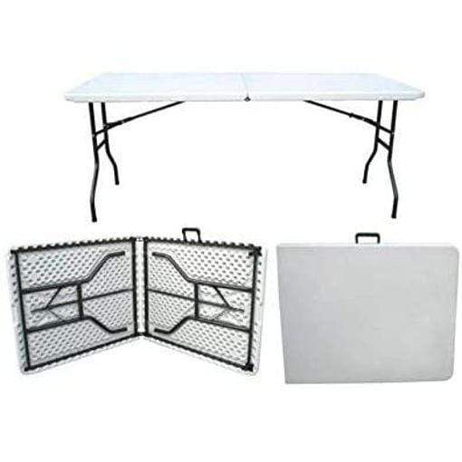 Generic Outdoor Foldable Lightweight Table 1.8m White