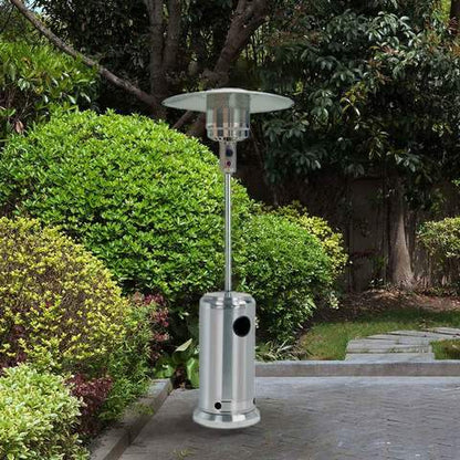 Generic Outdoor Pure Heat Gas Mushroom Patio Heater Stainless Steel