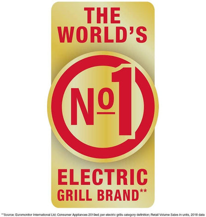 GEORGE FOREMAN Appliances GEORGE FOREMAN LARGE STEEL GRILL FAMILY, RED 1850W - 25050