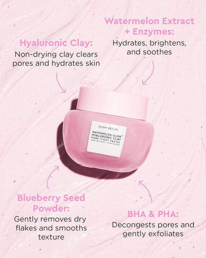 Glow Recipe Beauty Glow Recipe Watermelon Glow Hyaluronic Clay Pore-Tight Facial 60ml