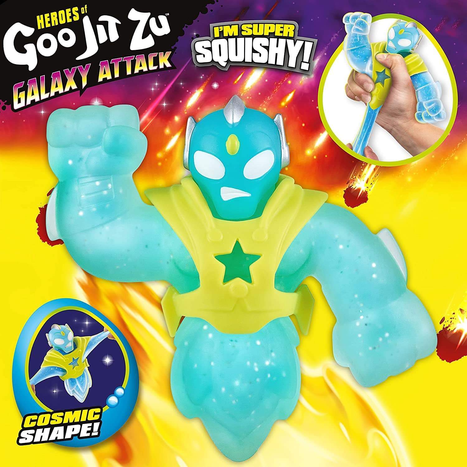 Goo Jit Zu Toys Heroes of Goo Jit Zu Galaxy Attack - Star Shadow Multicolor