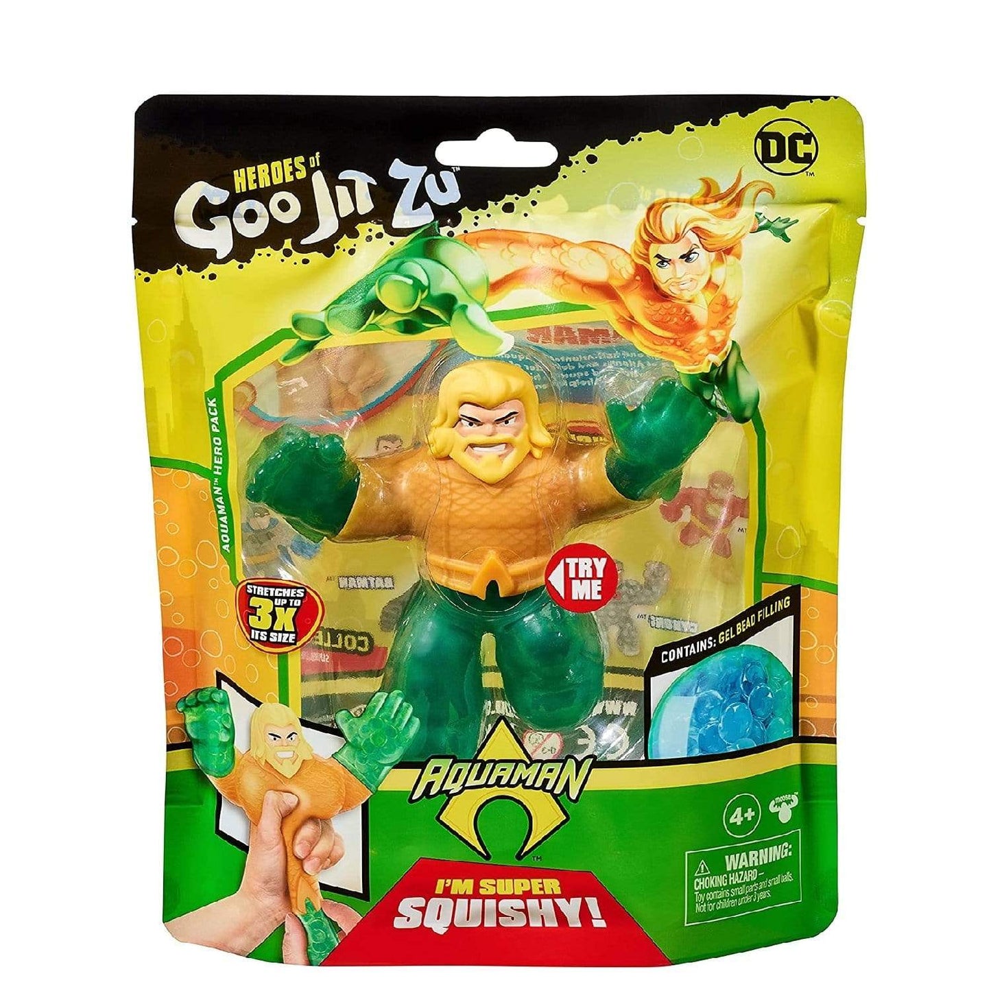 Goo Jit Zu Toys Heroes of Goo Jit Zu Licensed DC S2 - Aquaman