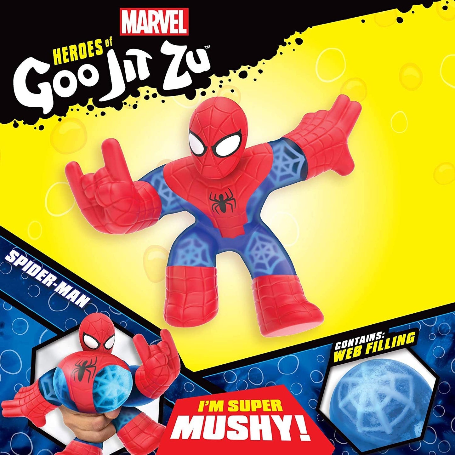 GOO JITZU Toys Heroes of Goo Jit Zu Licensed Marvel Hero Pack - Spider-Man