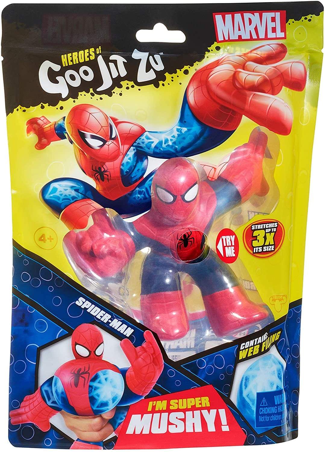 GOO JITZU Toys Heroes of Goo Jit Zu Licensed Marvel Hero Pack - Spider-Man