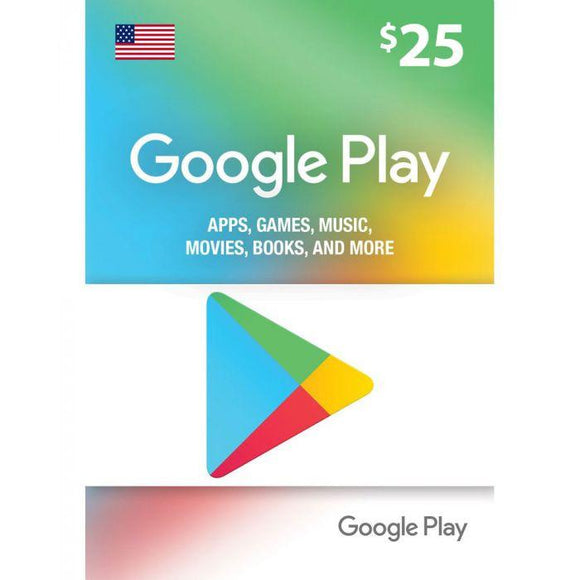 Google Gift Cards Google Play $25 (US)