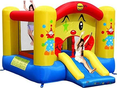 Happy Hop Outdoor Happy Hop Clown Slide & Hoop Bouncer Airflow Bouncy (300 X 225 X 175 cm) – 9201