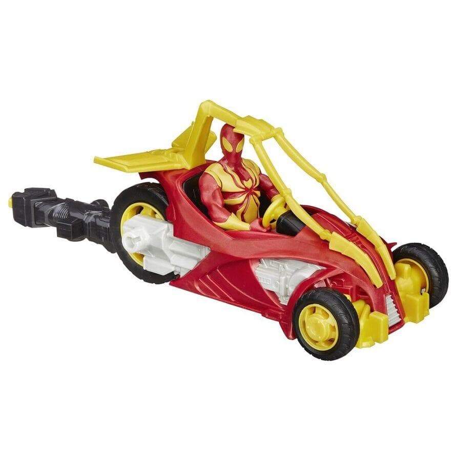 Hasbro toys Ultimate Spider-Man Web-Warriors Blast-N-Go Iron Spider Cycle