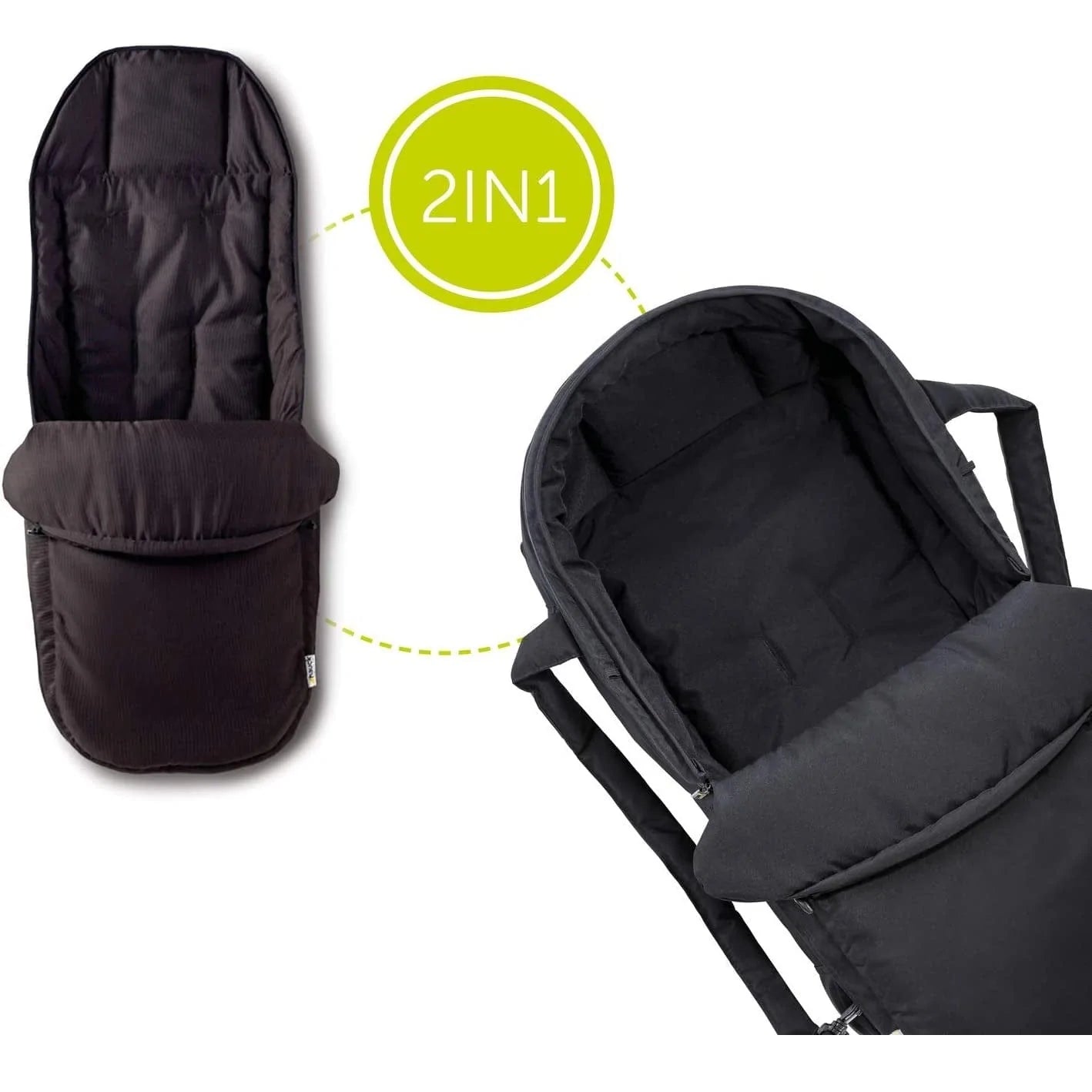 Hauck Babies Hauck - 2 in 1 Carrycot - Black