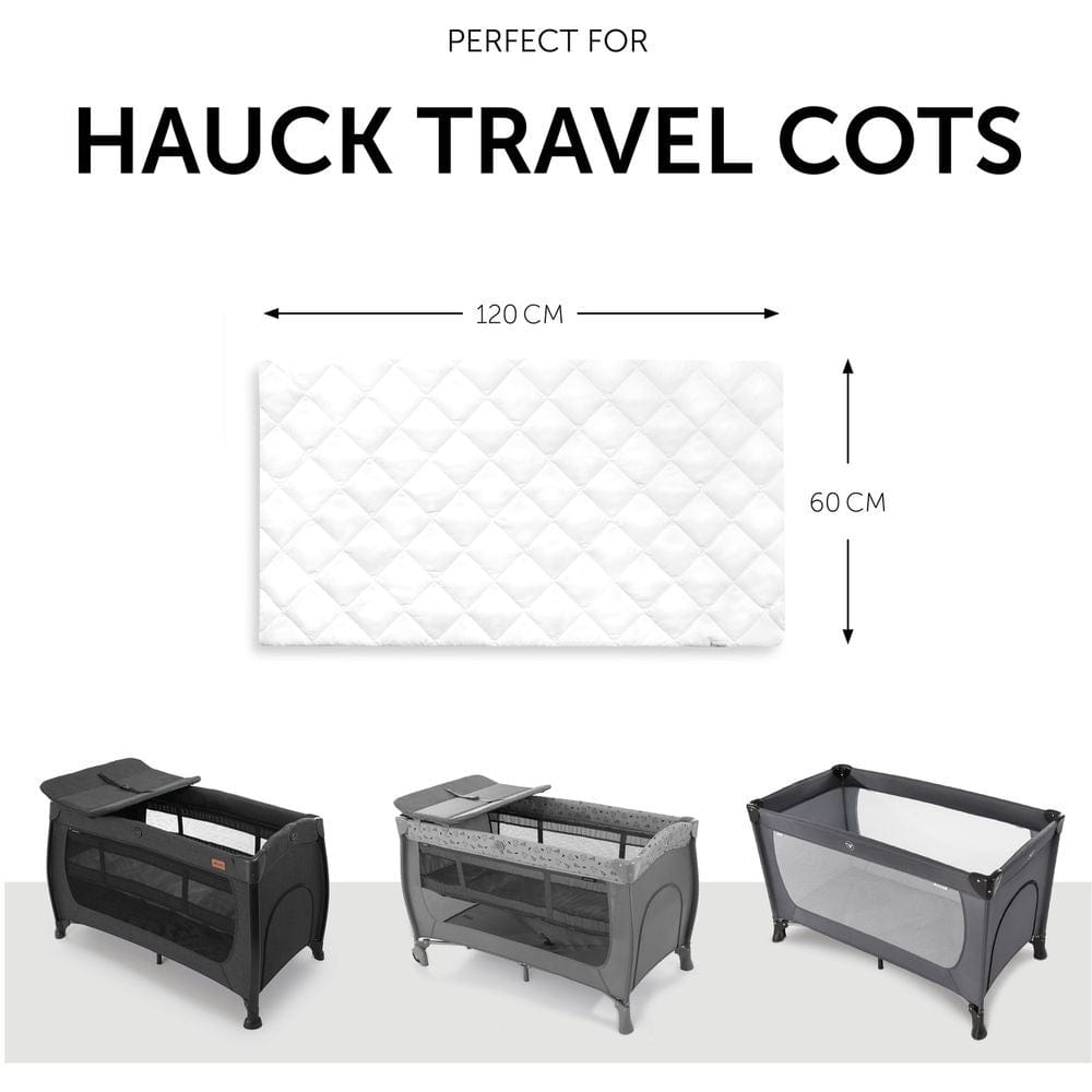 Hauck Bed Me Travel Cot Mattress 120 x 60 cm White flitit