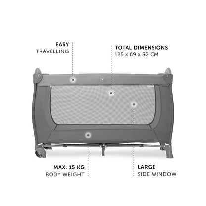 Hauck Babies Hauck - Sleep N Play Go Plus - Grey